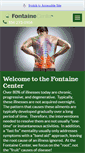 Mobile Screenshot of fontainecenter.com