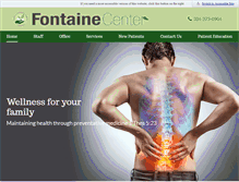 Tablet Screenshot of fontainecenter.com